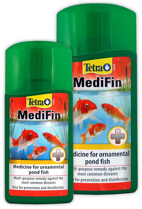 TETRA MEDIFIN GARDEN FISH POND TREATMENT TREATS DISEASE PARASITES BACTERIA KOI | eBay