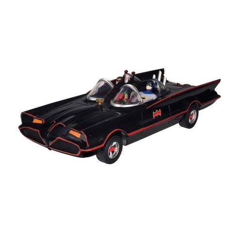 DC Comics Batman Classic Batmobile with Bendable Batman & Robin Action ...