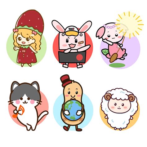 ポップかわいいイラストやオリジナルキャラ作成します 商用利用ok♪snsアイコンやhpにもピッタリ！