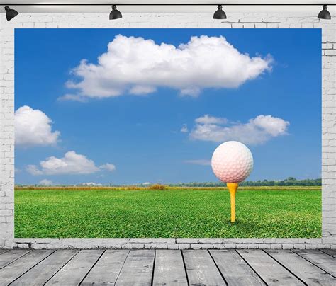 Amazon Corfoto X Ft Fabric Golf Course Ball Backdrop Green