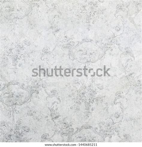 Damask Grunge Texture Background Damask Seamless Stock Photo