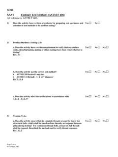 Xxvi Fastener Test Methods Astm F All References Xxvi