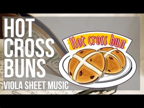 Viola Sheet Music How To Play Hot Cross Buns By Nursery Rhymes YouTube
