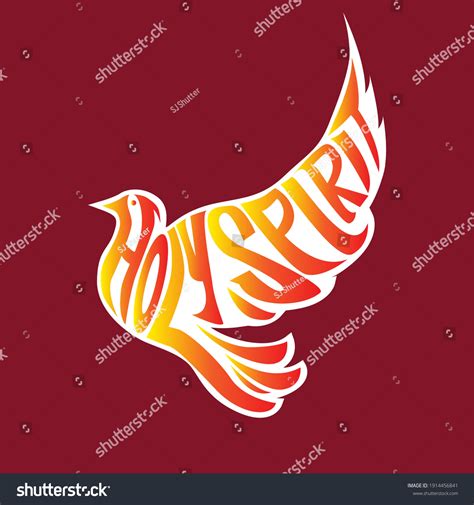 Holy Spirit Logo Vector Illustration Stock Vector Royalty Free 1914456841