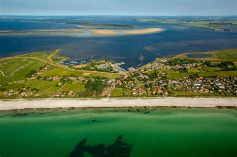 Luftaufnahme Insel Hiddensee K Stenbereich Der Ostsee Insel Im