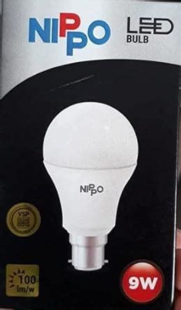 Nippo W Led Bulb Pack Base Cool Day Light Year Warranty