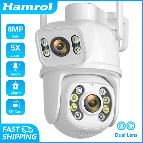 Hamrol K Mp Wifi Ptz Camera Dual Lens With Dual Screen Ip Camera Ai