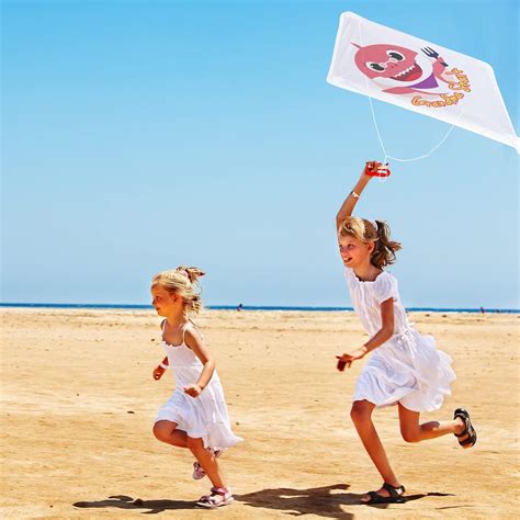 Pack DIY Kites for Boys and Girls, Kite Making Kit White Blank Kites ...