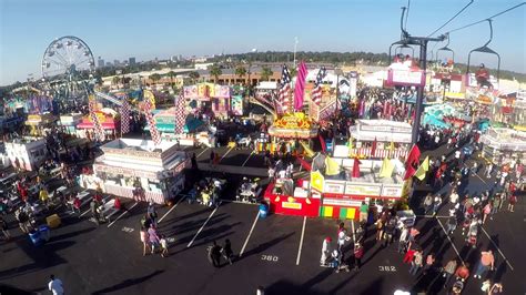 Sky Ride At Sc State Fair On Ride Pov Youtube