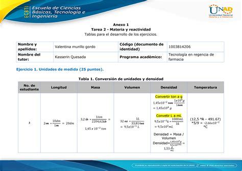 Tarea Materia Y Reactividad Anexo Tarea Materia Y