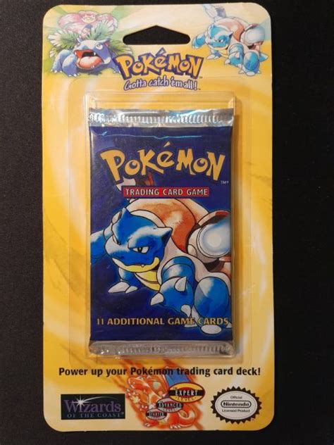 Pokemon Base Set Unlimited Sealed Booster Paketi Blastoise