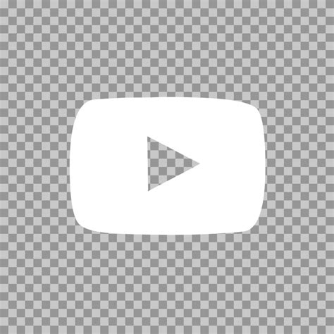 transparent png youtube logo white