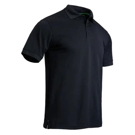 Leehanton Shirts Mens Solid Polo Short Sleeve Shirt Black Poshmark