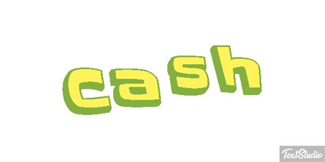 Cash Word Animated  Logo Designs