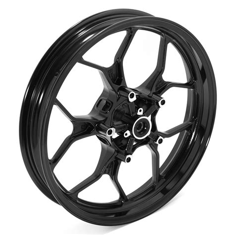 Glossy Black Front Rear Wheels Rim For Yamaha Yzf R Mt