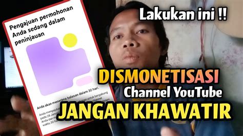 Daftar Ulang Monetisasi Karena Dismonetisasi Ini Cara Agar Monetisasi