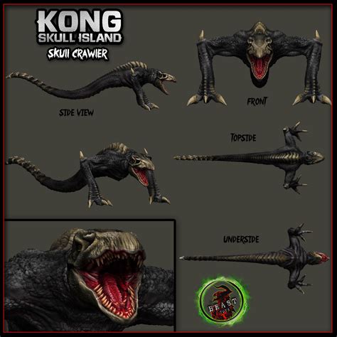 Kong Skull Island Skull Crawler Skull Island Creature Movie Kong