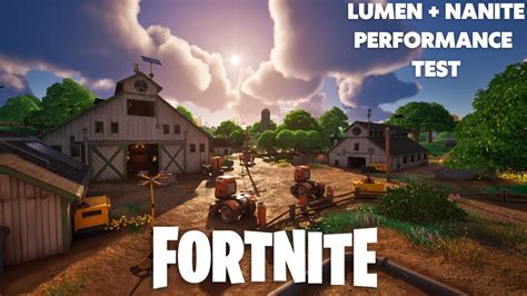 RTX 3080 In Fortnite Chapter 4 Unreal Engine 5 1 Lumen Nanite Ray