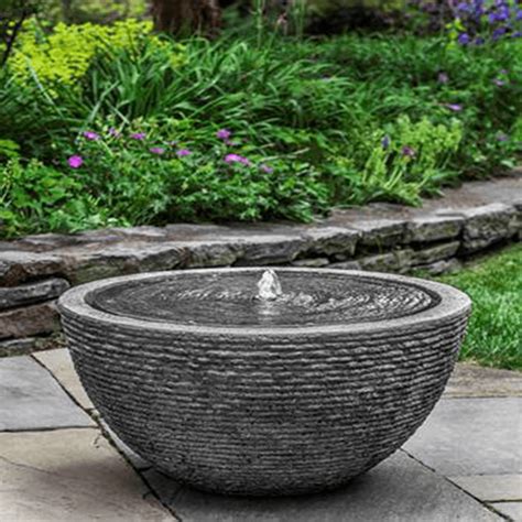 Arroyo Large Fiber Cement Outdoor Fountain Tuscan Basins