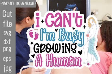 I Can T I M Busy Growing A Human SVG Graphic By SimaCrafts Creative