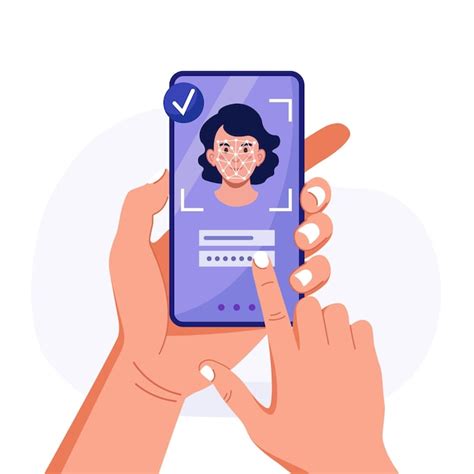 Acceso face id sistema de reconocimiento facial para verificación