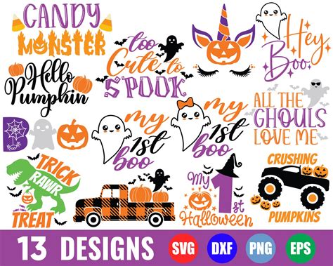 Kids Halloween SVG Bundle Halloween Svg Halloween Kids Svg - Etsy