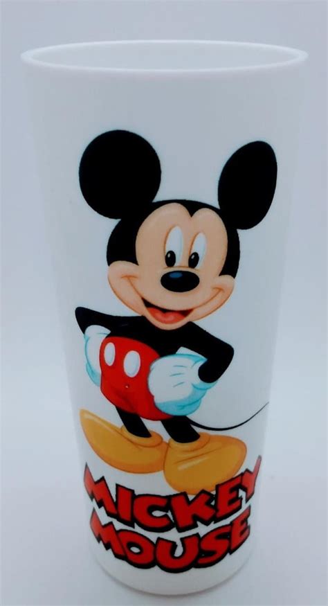 10 Copo Mickey Twister Canudo Lembrança Festa Infantil Elo7