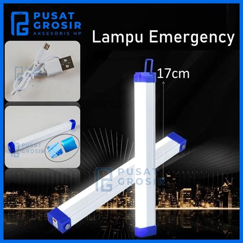 Jual Lamp Emergency LED 17cm 30w Lampu Darurat Portable Penerang Cahaya