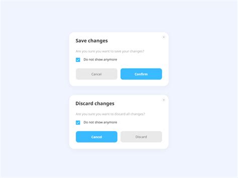 Save Discard Changes By Justin On Dribbble