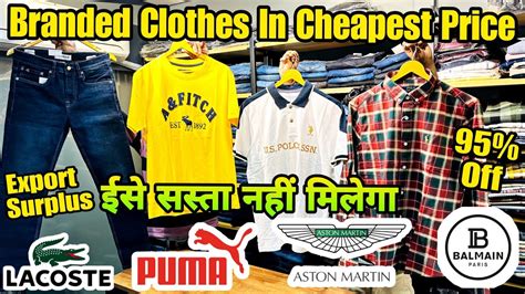 Original Branded Clothes In Cheapest Price Mumbai Export Surplus