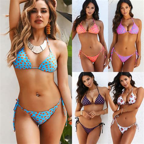 Women S Multicolor Printed Split Swimsuit Bikini Cjdropshipping