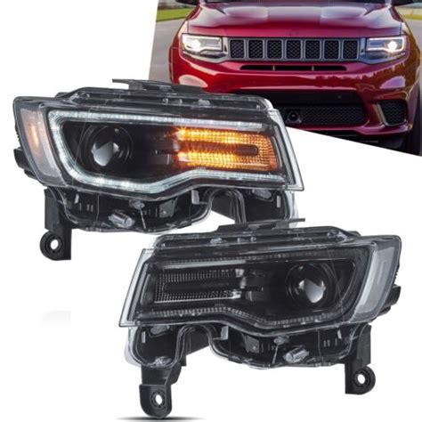 Vland Full Led Headlights For Jeep Grand Cherokee Drl Startup