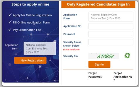 Neet Ug Application Form Out Live Nta Neet Registration Begins