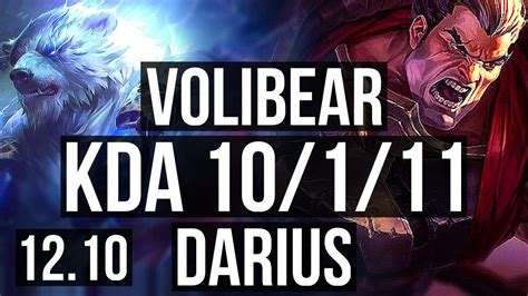 Voli Vs Darius Top 10 1 11 66 Winrate Legendary Euw Master