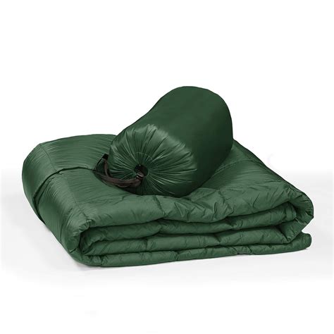 Outdoor Packable Down Throw Blanket For Camping Traveling