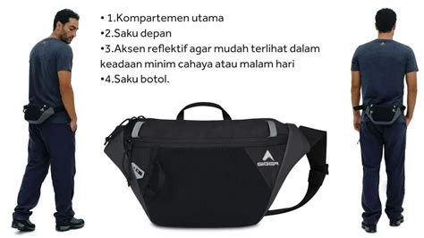 Eiger Vigor Waist Bag L Black Review Tas Pinggang