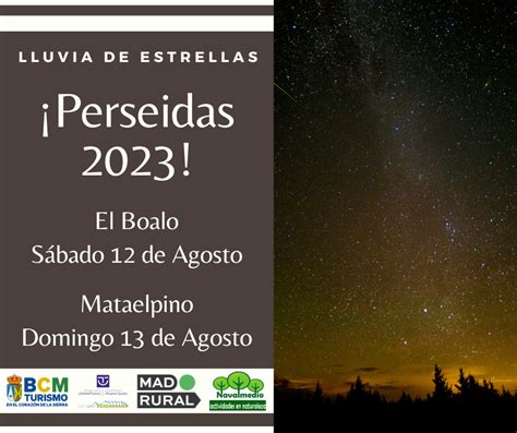 Perseidas 2023 Disfruta De La Lluvia De Estrellas SierraGuadarrama Info