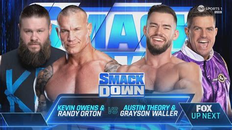 Kevin Owens And Randy Orton Vs Austin Theory And Grayson Waller Wwe