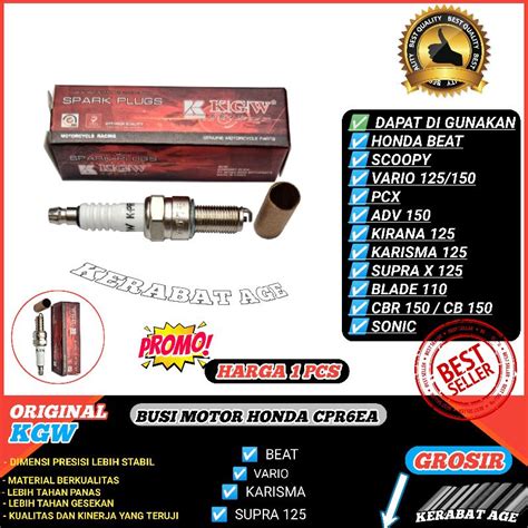 Jual Busi Karisma Kharisma Beat Blade Cs Suprax Vario Sonic Cpr Ea