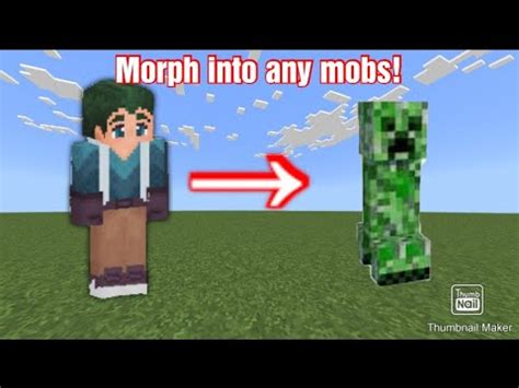 HOW TO MORPH INTO ANY MOBS IN MINECRAFT USING ONLY COMMAND BLOCKS