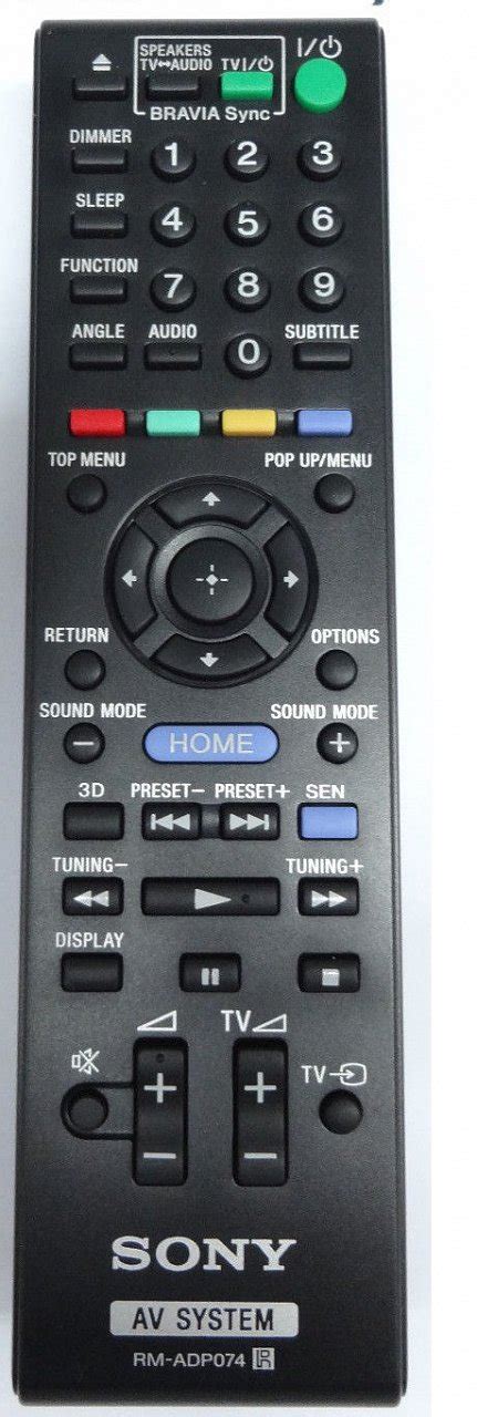 Sony Rm Adp Original Remote Control For Audio Sony Emerx Eu