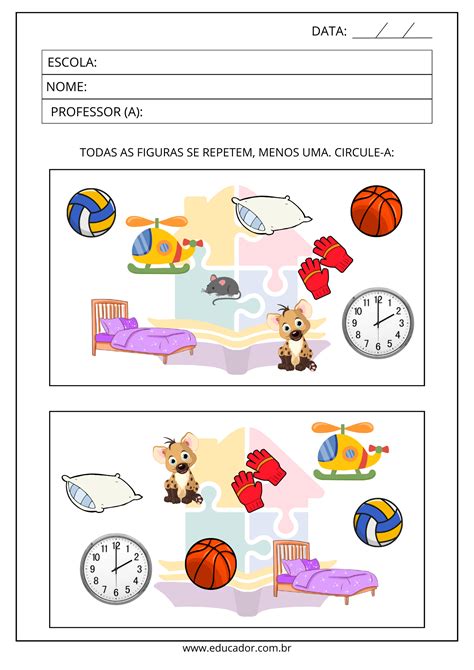 Atividades Psicopedagogicas Para Deficit De Atenção Para Imprimir