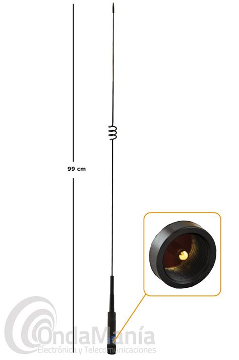 Antena Doble Banda Vhf Y Uhf Y Mhz D Original Dx Nr Hb