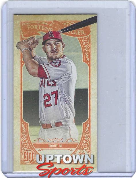 MIKE TROUT 2020 GYPSY QUEEN FORTUNE TELLER MINI FTM 2 EBay