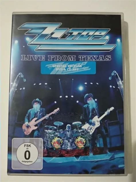 ZZ TOP LIVE In Texas Special Edition Dvd Cd Set Billy Gibbons EUR 20 00