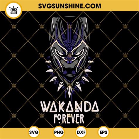 Wakanda Forever SVG Black Panther Wakanda Forever 2022 SVG PNG DXF EPS