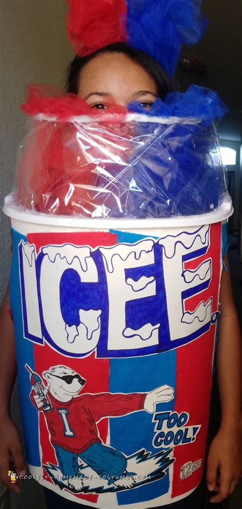 Awesome Homemade Icee Costume