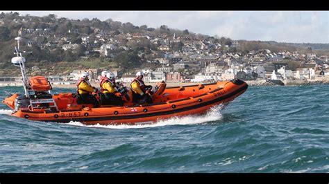 Anglers Rescued By Lyme Regis Rnli Lifeboat Crew After Launching Flares