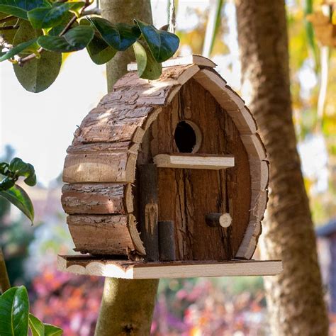 Wooden Bird Nesting Box House Gifts Tomorrow