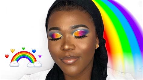 🌈𝐑𝐚𝐢𝐧𝐛𝐨𝐰 𝐢𝐧𝐬𝐩𝐢𝐫𝐞𝐝 𝐦𝐚𝐤𝐞𝐮𝐩 𝐭𝐮𝐭𝐨𝐫𝐢𝐚𝐥 😍 Youtube